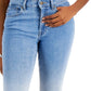 Calça jeans skinny Tommy Hilfiger Tribeca Th Flex Dip Dye feminina, azul, tamanho 18