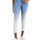 Calça jeans skinny Tommy Hilfiger Tribeca Th Flex Dip Dye feminina, azul, tamanho 18