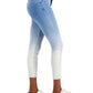Calça jeans skinny Tommy Hilfiger Tribeca Th Flex Dip Dye feminina, azul, tamanho 12