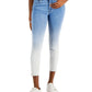 Calça jeans skinny Tommy Hilfiger Tribeca Th Flex Dip Dye feminina, azul, tamanho 6