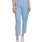Calça Tommy Hilfiger Feminina Cambraia Azul Tamanho Grande