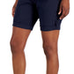 Tommy Hilfiger Shorts utilitário feminino liso com punho enrolado, azul, tamanho grande