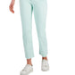 Calça jeans feminina Tommy Hilfiger Tribeca Th Flex com perna reta e bainha crua, azul, tamanho 8