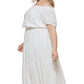 Vestido tomara que caia Tommy Hilfiger feminino, branco, tamanho 20W