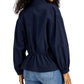 Jaqueta Tommy Hilfiger Feminina com Logotipo Azul Tamanho X-G