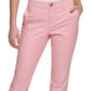 Calça Chino Tommy Hilfiger Feminina com Estampa de Bolinhas Rosa