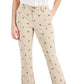 Calça Chino Tommy Hilfiger Feminina Th Flex Hampton com Estampa de Logotipo Marrom