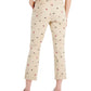 Calça Chino Tommy Hilfiger Feminina Th Flex Hampton com Estampa de Logotipo Marrom
