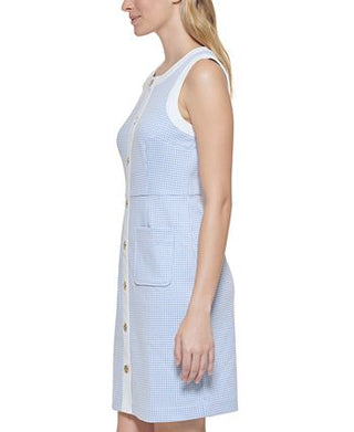 Tommy Hilfiger Women's Sleeveless Sheath Dress Blue Size 6