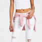 Tommy Jeans Regata Cropped Feminina Branca Tamanho P