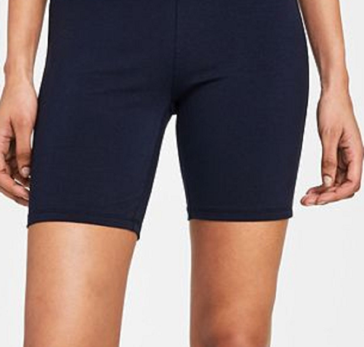 Tommy Jeans Shorts Feminino Ciclista Logo Cintura Azul Tamanho Médio
