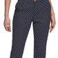 Calça Chino Tommy Hilfiger Feminina com Estampa de Bolinhas Azul Tamanho 4
