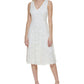 Vestido Tommy Hilfiger Retro Daisy Fit &amp; Flare Feminino Branco Tamanho 4