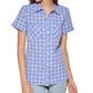 Camisa Tommy Hilfiger Camp Feminina Azul Tamanho Grande