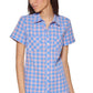 Camisa Tommy Hilfiger Camp Feminina Azul Tamanho Grande