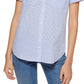 Camisa Tommy Hilfiger Feminina Algodão Camp Azul Tamanho X-G