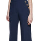 Calças de marinheiro femininas Tommy Hilfiger, azul, tamanho 16
