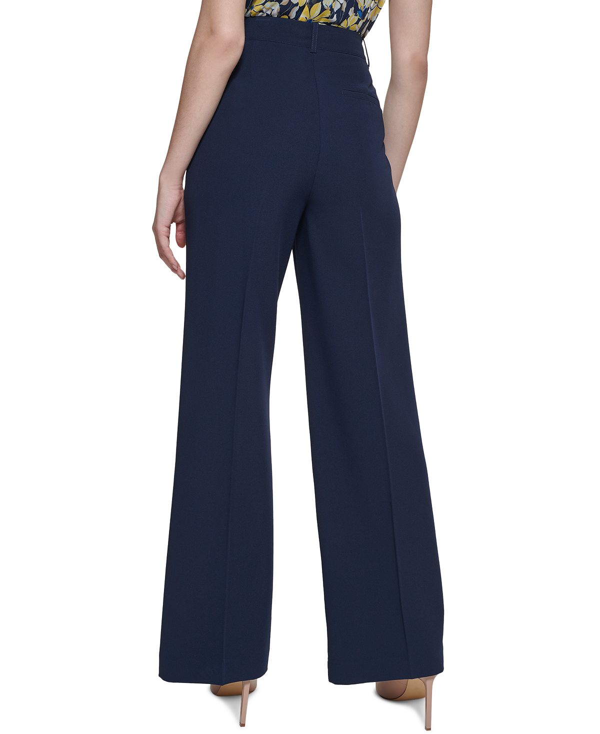 Calças de marinheiro femininas Tommy Hilfiger, azul, tamanho 10