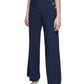 Calças de marinheiro femininas Tommy Hilfiger, azul, tamanho 6