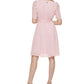 Vestido Tommy Hilfiger Feminino Chiffon Fit &amp; Flare Rosa Tamanho 4 Petite