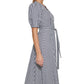 Vestido midi xadrez feminino Tommy Hilfiger azul tamanho 16
