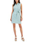 tommy-hilfiger-womens-gingham-print-woven-dress-belted-size-m