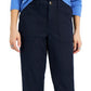 Calça utilitária cropped feminina Tommy Hilfiger azul tamanho extragrande