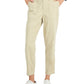 Calça utilitária cropped Tommy Hilfiger feminina, marrom, tamanho grande