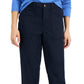 Calça utilitária cropped Tommy Hilfiger feminina, azul, tamanho XS
