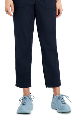 Calça utilitária cropped Tommy Hilfiger feminina, azul, tamanho XS