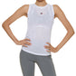 Tommy Hilfiger Sport Mesh Panel Tie Back Top Feminino Branco Tamanho Médio