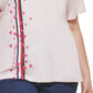 Camiseta Tommy Hilfiger Plus com estampa de coração feminina, rosa, tamanho 1X