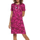 Vestido com capuz estampa camuflada Tommy Hilfiger feminino rosa tamanho X-S