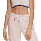 Sutiã esportivo Tommy Hilfiger feminino com tiras e logo, faixa de baixo impacto, rosa, tamanho pequeno