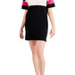 Vestido Tommy Hilfiger Feminino com Blocos de Cor e Logotipo de Coração, Preto, Tamanho Grande