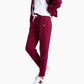 Calça jogger feminina Tommy Jeans com logo linear, roxa, tamanho grande