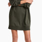Vestido com capuz e logotipo Tommy Jeans feminino, verde, tamanho médio