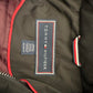 Casaco acolchoado com capuz e acabamento em pele sintética Tommy Hilfiger feminino, preto, tamanho X-S
