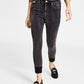 Calça Jeans Skinny Tommy Jeans Feminina Cintura Média com Punho Cinza Tamanho P