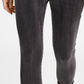 Calça Jeans Skinny Tommy Jeans Feminina Cintura Média com Punho Cinza Tamanho P