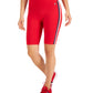 Tommy Hilfiger Short Biker Feminino Cintura Alta Vermelho Tamanho X-G