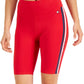 Tommy Hilfiger Short Biker Feminino Cintura Alta Vermelho Tamanho X-G