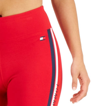 Tommy Hilfiger Short Biker Feminino Cintura Alta Vermelho Tamanho X-G