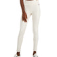 Calça legging feminina Tommy Hilfiger cintura alta comprimento total branca tamanho grande