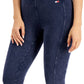 Calças jegging Tommy Hilfiger de cintura alta para mulheres, tamanho XG, azul