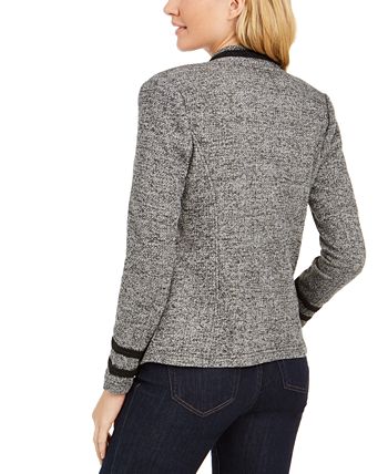 Jaqueta militar feminina Tommy Hilfiger cinza tamanho X-S