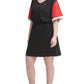 Vestido tênis feminino Tommy Hilfiger com logo colorblock, preto, tamanho 2X