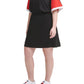 Vestido tênis feminino Tommy Hilfiger com logo colorblock, preto, tamanho 2X