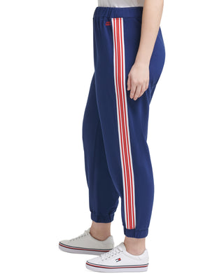 Calça Boyfriend Feminina Tommy Hilfiger Azul Tamanho 2X
