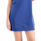 Vestido Tommy Jeans Feminino Manga Curta Logo Azul Tamanho X-G